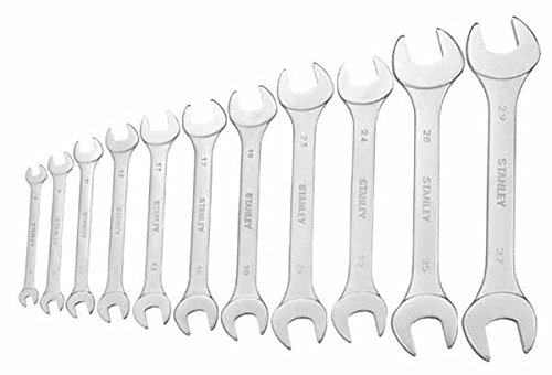 Stanley Doppel-Maulschlüssel 8 x 10 mm, matt-chrom, 15° Maulstellung, 125mm Länge, nach ISO 10102/DIN 3110, 1-13-265 - 2