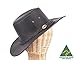 Price comparison product image Australian Bush Buffalo Black Leather hat (X-Large)