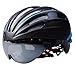 Produktbild bicycleCycle Bike-Helme CE-zertifizierter Kletterhelm mit magnetischem Visier mit abnehmbarem Schildvisier. Fahrrad-Helme für Erwachsene Jugendliche/Frauen Mountain & Road2019 Helment