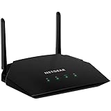 NETGEAR (R6260) - AC1600 Wi-Fi Router Dual Band Wireless Speed (up to 1600 Mbps) | Up to 1200 sq ft Coverage & 20+ Devices | 4 x 1G Fast Ethernet and 1 x 2.0 USB ports