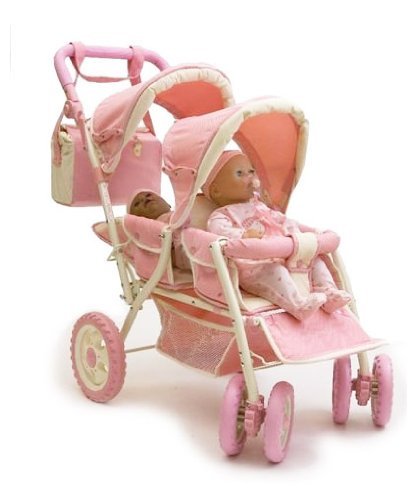 Dolls Tandem Pushchair Kristal