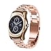 Produktbild BZLine® Armband für LG Watch Urbane W150, Milanese Smart Watch Armand Ersatzband mit Edelstahl Magnet-Verschluss Watch Replacement für LG Watch Urbane W150 (Roségold)