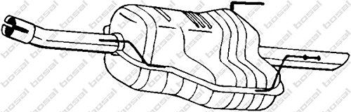 Preisvergleich Produktbild Bosal 185-481 Endschalldämpfer