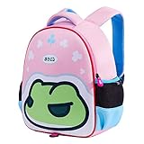 XIAOMIN Mochila para Niños Mochila De Dibujos Animados Rana Anti-perdida Mochila,B-30 * 26 *...