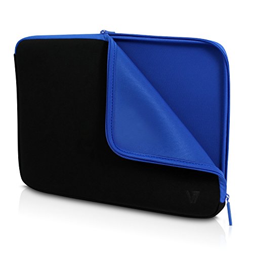 V7 CSE1-BLU-9E 40,6 cm (16 Zoll) Elite-Neopren/Lycra-Sleeve für Notebooks schwarz/blau - 2