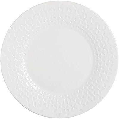 Luminarc 8012783.0 Nordic Epona Assiette Plate Opale Porcelaine Blanc 28 x 28 x 1,9 cm Lot de 6