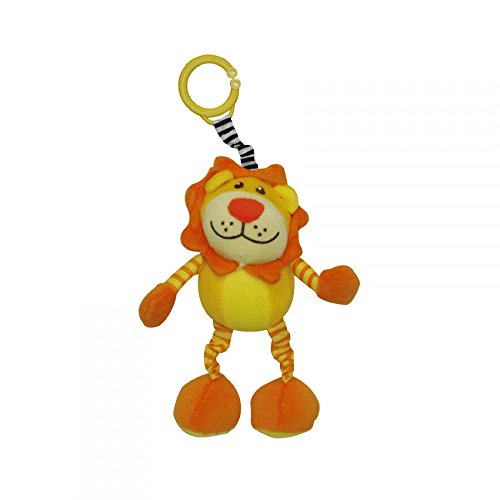 LORELLI LION JUMPING WITH VIBRATON clip on baby bed car seat pram infant 20 cm