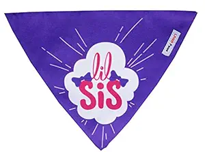 Lana Paws Little Sister (Lil' Sis) Dog Bandana/Dog Scarf (Size S-M)