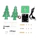 Produktbild Morza 3D DIY Weihnachtsbaum LED Kit Sieben Farben LED-Blitz Lustige Schaltungsteile Weihnachtsdekoration Licht Baum