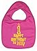 Image is Everything - Happy Birthday to ME! 1 year old - Baby, Toddler, Feeding Bib, Bubblegum Pink