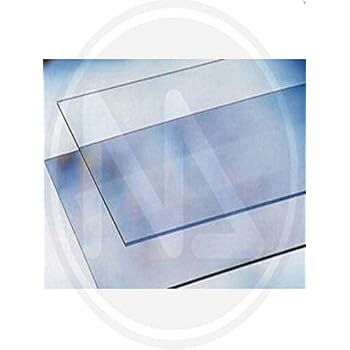 Lastra Di Vetro Sintetico Trasparente Spessore 5mm - Misure 200x100 Cm, Marca EAC