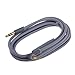 Price comparison product image Baoblaze Remote Talk Audio Cable Replacement for Beats Studio, Executive, Mixer, Solo HD, Wireless, and Pro Headphone - gray, as described