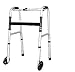 Produktbild Klappbare Walker mit Walking Cane einstellbare Quad Cane schwenkbare Quad Basis Zuckerrohr mit verstellbaren Space Saver leichten Falten Reisen Walker
