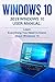 Produktbild Windows 10: 2019 User Manual . Learn Everything You Need to Know About Windows 10