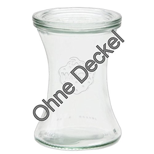 20x WECK-Delikatessenglas 370ml mit Öffnung RR 80