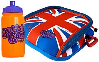 BubbleBum Travel Car Booster Seat - Travel Happy Bundle - Union Jack