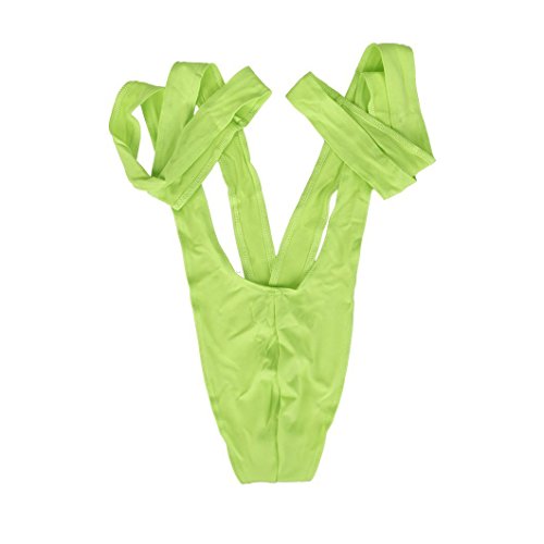 OOTB Mankini Men's Swimsuit Borat Thong Dress Up Stag Party Green