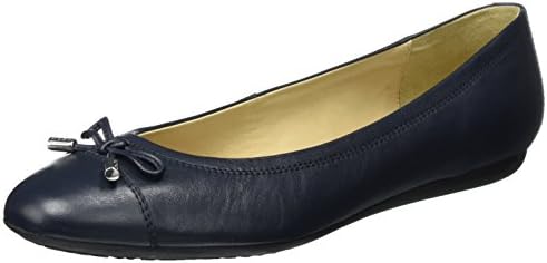 Geox Women’s D Lola A Ballet Flats, Blue (Navy), 6 UK