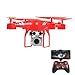 Produktbild CUEYU FPV RC Drohne mit 4K HD Kamera,RC Quadrocopter mit Werfen Flug Funktion,Live Übertragung mit 110° Weitwinkel,Kopflos Modus,Ideal für Anfänger und Experte (Rot)