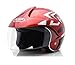 Produktbild Coface-Kind-Sommer Motorrad / Fahrradhelm Red Flame