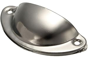 BAOGU 10 szt. uchwyt do szuflad w stylu vintage uchwyt meblowy uchwyt muszla uchwyt muszla uchwyt srebrny