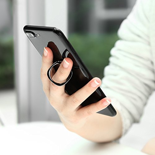 360Â° drehbarer Smartphone Fingerhalter | Auto Finger Fitness Griff Halter Halterung Handy Ring Ringhalter Sport StÃ¤nder Tablet Apple iPhone iPad 7 8 10 X Samsung Galaxy S8 1 (runden)
