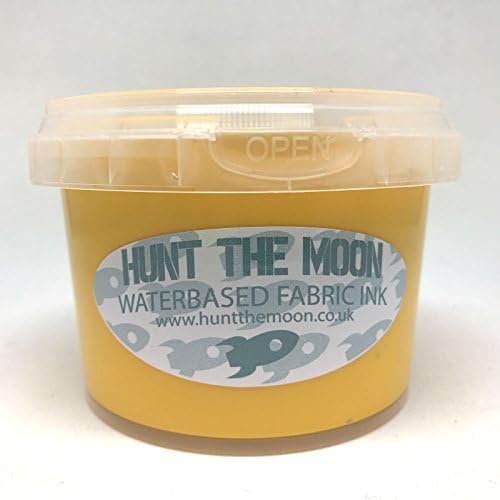 Screen Printing Waterbased Ink for Fabric Paper & Card - 240ml - Process Yellow