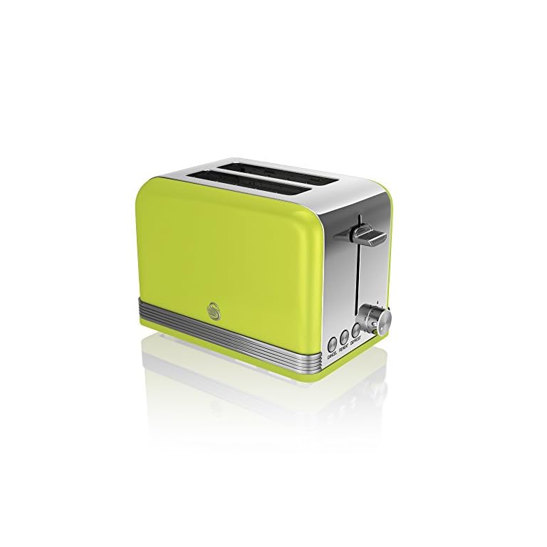 Swan ST19010LN 2Slice Retro Lime Green Toaster