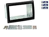 Top Qualität Doppel-DIN Radioblende für Renault Megane II Bj. 2002 -2010 *schwarz*