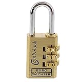 candado 5 mm Óptima seguridad gracias a las 3 ruedas para introducir la combinación numérica ajustable
