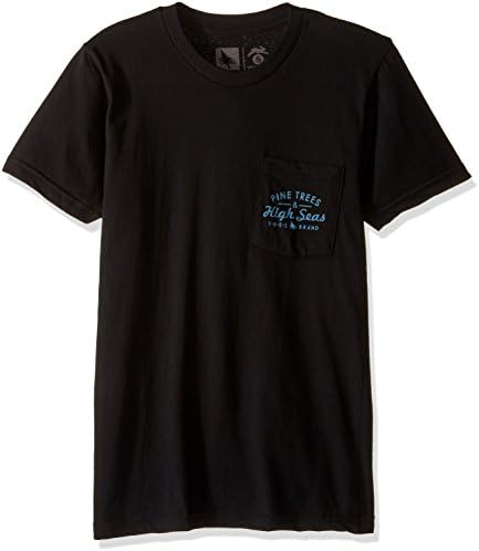 HippyTree Men's Seaboard Tee, Black, Small