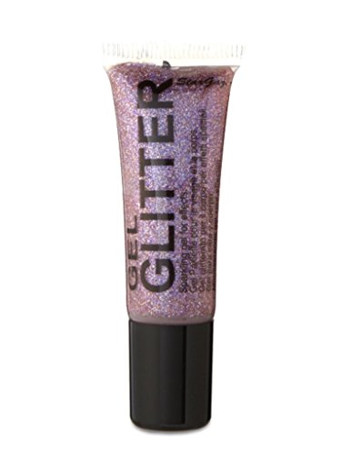 Stargazer Glitter Gel Tubes Face Body Lips Eyeshadow Makeup (Glitter Pink)