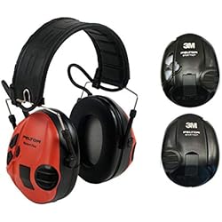 3M Peltor Sporttac - Casque anti-bruit Rouge et Noir