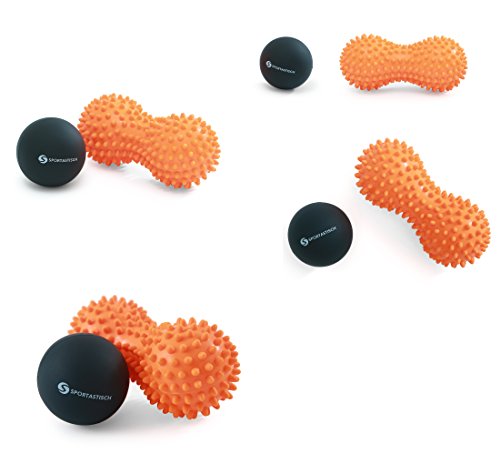 VERGLEICHSSIEGER: Massageball Set „Well-Being“ von Sportastisch :: Hochwertige Massagebälle als Duo: Einzelball und Noppen-Duoball :: in geprüfter Qualität :: verschiedene Zonen :: mittlerer Härtegrad, ideal für Einsteiger oder Fortgeschrittene :: Igelball und Lacrosse Ball sind ideal zur Behandlung schmerzender Faszien und Cellulite :: Noppenball für optimales Training von Rücken, Fuß, Nacken, Arm und Schultern: BONUS: Ebook :: inklusive 3 Jahren Sportastisch Produktgarantie … - 7