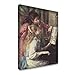 Produktbild "Young Girls At The Piano 2" by Renoir, Kunstdrucke Leinwandbild Bild Malerei Wandbilder Canvas. Größe 12'' x 18'' - 30 x 45cm.