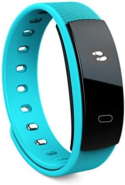 QS80 heart rate smart wristband watch, blood pressure, heart rate movement, pedometer function, intelligent reminder,Blood pressure smart wristband, heart rate monitor, heartbeat watch, blood oxygen motion meter step, waterproof health (blue)