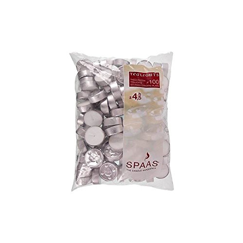 Preisvergleich Produktbild Spaas Box Teelichter (100) - Packung mit 6