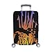 Produktbild Nur abdecken Visuelle Doppelbelichtung Zeichnung Silhouetten Schöne Spandex Staubschutz Trolley Protector case Reisegepäck Beschützer Koffer Cover 28,5 X 20,5 Zoll