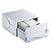 Produktbild Esselte 67228 CD Aufbewahrungsbox CD-Schublade Storage Drawer für 120 CDs/DVDs, hellgrau