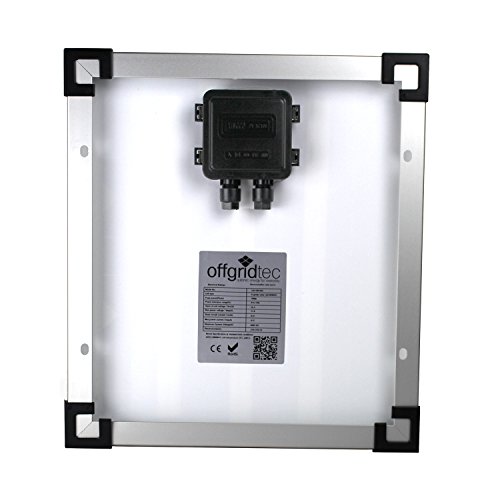 Offgridtec 10 W Solarmodul Solarpanel, Photovoltaikmodul, 3-01-001265 - 2
