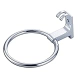 RKY Handtuchhalter - Edelstahl, Metall Punch Hooks, eine Runde Badezimmer Handtuch Ring, geeignet für Bad, Home-17 X 7 X 7 cm /