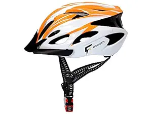 FABSPORTS Light Weight Bicycle/Bike Helmet with Flexible Padding for Kids and Adults, Adjustable Size, for Road & Mountain Cycling/Skating