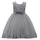 ❤❤ Eigenschaften:Oberteil ist mit kleinen Blüten-Applikationen und Schleife dekoriert; Verdeckter Reißverschluss auf der Rückseite, sorgt für einfaches Ankleiden.