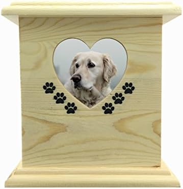 LONGXI LX-9 Solid wood & Hand Made With Photo Frame Dog Cat Pet Casket Animal Coffin Commemorate The Coffin Box Wooden Pet Cremation Urn
