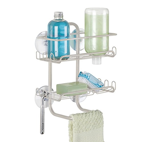 InterDesign 60465EU Classico Duschregale mit Saugnäpfen, satiniert - 3