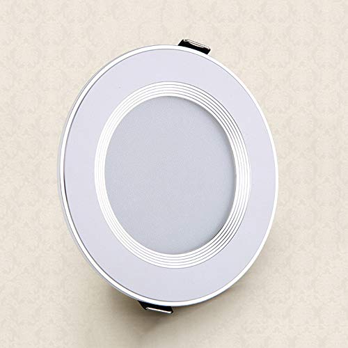 Preisvergleich Produktbild Lionze LED vertiefte Lichtbefestigung-Decken-Aluminium Downlights Blendschutz-Handels-Panel-Scheinwerfer Ultra dünne runde Flache Lampe mit Fahrer für Küchenwohnzimmer Schlafzimmer 3W5W7W9W