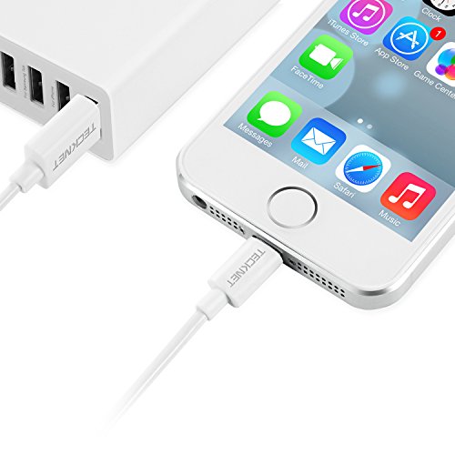 Lightning Cable [Apple MFi Certified], TeckNet 1.5M Apple Lightning to USB Cable For Apple iPhone 6S /6S plus/6/SE/5s/5c/5,iPad,iPad Air /Air 2, iPad mini1/mini2/mini3/mini4,iPad Pro,and iPod Nano 7th generation