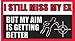 Price comparison product image Funny Car Stickers (Miss My Ex)