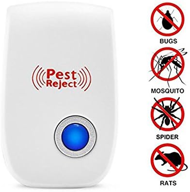 Pest Control Ultrasonic Repeller Repelente ultrasónico del parásito para los insectos - mosquitos, ratones, arañas, hormigas, ratas, cucarachas, insectos, no tóxico respetuoso del medio ambiente, humano y animal doméstico seguro