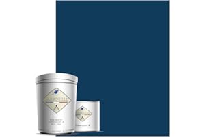 BARBOUILLE - Bar-Résine Abyssal - Résine Epoxy Bi-Composants - Effet Mat - Peinture Mur, Plafond, Boiserie, Carrelage & Métal - Lessivable - COV A+ - Fabriquée En France - 750 ml